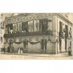 carte postale ancienne 90 BELFORT. Cercle des Officiers grandes Fêtes Patriotiques 1919