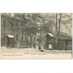 carte postale ancienne 90 BELFORT. La Caserne Bougenel. Militaires et Sentinelles 1918 n° 331