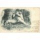 carte postale ancienne 90 BELFORT. Le Lion de Bartholdi animation 1900