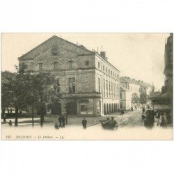 carte postale ancienne 90 BELFORT. Le Théâtre 1918