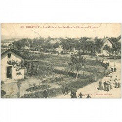 carte postale ancienne 90 BELFORT. Les Cités et Jardins Avenue d'Alsace 1917