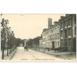 carte postale ancienne 14 LISIEUX. Gendarmerie Boulevard Duchesne-Fournet