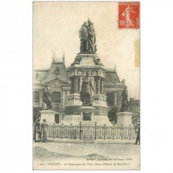 carte postale ancienne 90 BELFORT. Monument des Trois Sièges 1911 verso vierge