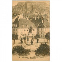 carte postale ancienne 90 BELFORT. Monument des Trois Sièges 1929