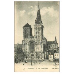 carte postale ancienne 14 LISIEUX. La Cathédrale. Carte impeccable et vierge