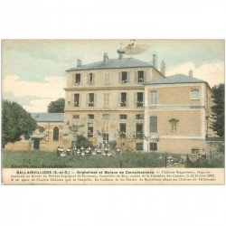 carte postale ancienne 91 BALLAINVILLIERS. Orphelinat et Maison de Convalescence Elèves et Bonnes Soeurs