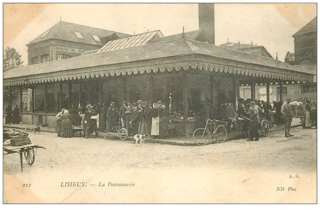 14 LISIEUX. La Poissonnerie 1905