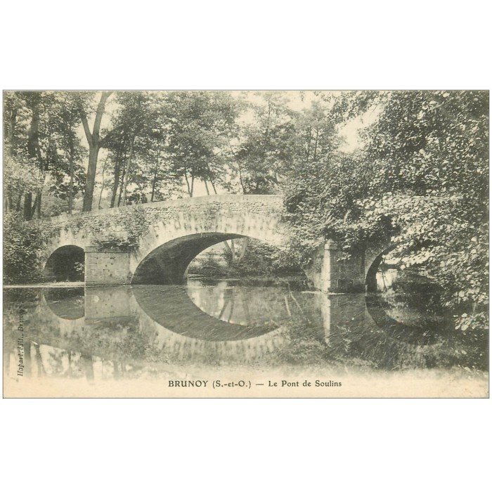 CPA Moulin de Jarcy Vue sur l'Yerres FRANCE (1372257