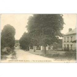 carte postale ancienne 91 CHALO SAINT MARD. Route de Mérobert 1905