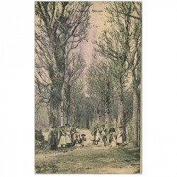 carte postale ancienne 91 CHAMROSAY. Sanatorium Minoret vers 1907. Timbre manquant et trace violette