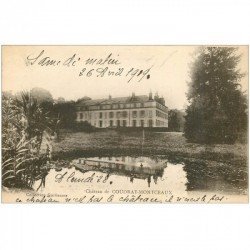 carte postale ancienne 91 CHATEAU DE COUDRAY MONTCEAUX 1919