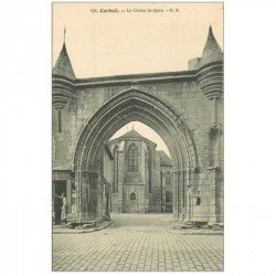 carte postale ancienne 91 CORBEIL ESSONNES. Cloître Saint Spire