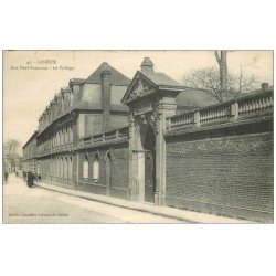 carte postale ancienne 14 LISIEUX. Le Collège rue Paul-Banaston 1931
