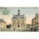 carte postale ancienne 91 CORBEIL ESSONNES. Hôtel de Ville Place Galignani Hôtel Restaurant Sapeur
