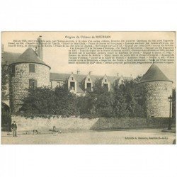 carte postale ancienne 91 DOURDAN. Le Château avec personnage 1917