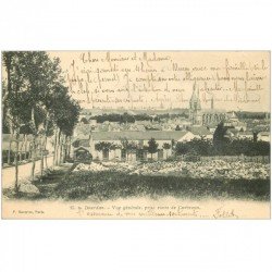 carte postale ancienne 91 DOURDAN. Route de Corbreux 1904