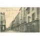 carte postale ancienne 91 DOURDAN. Rue de Chartres 1908 Coiffeur Bijouterie Horlogerie Confections et Articles de chasse
