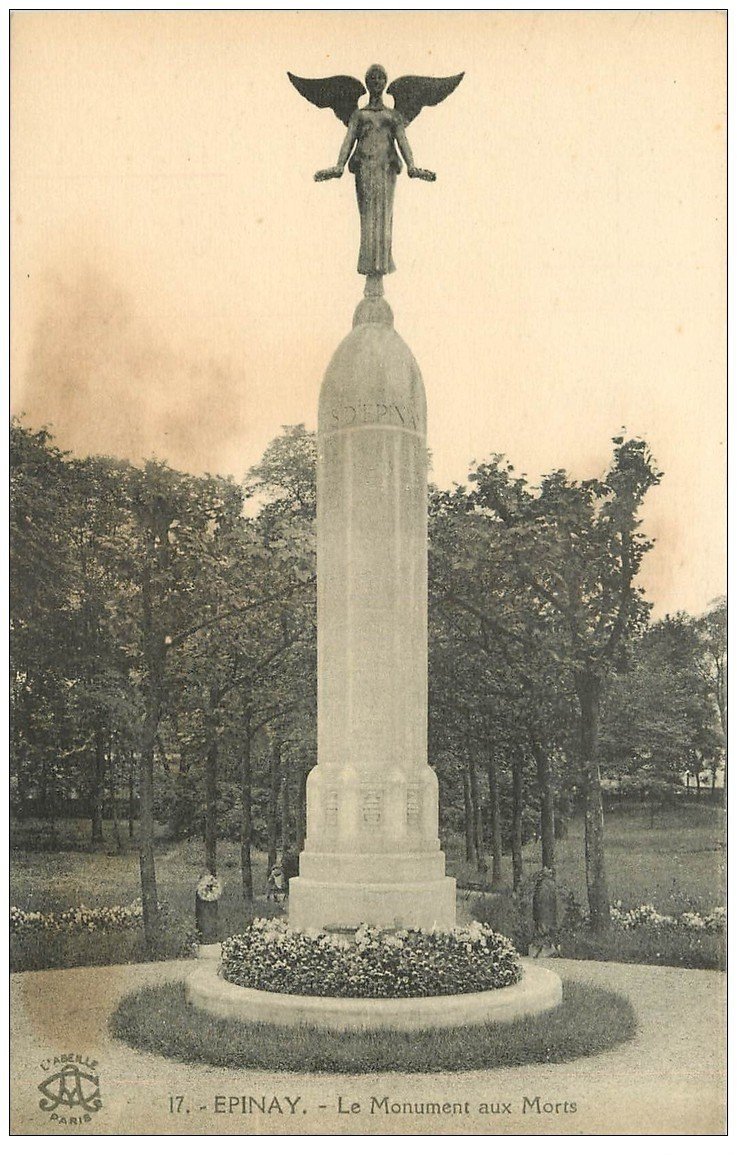 carte postale ancienne 91 EPINAY. Monument aux Morts