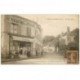 carte postale ancienne 91 EPINAY-SOUS-SENART. Au Rendez-Vous des Pêcheurs Rue de la Forêt 1921. Café Absinthe Billard Tabac