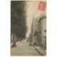 carte postale ancienne 91 ESSONNES. Voiture ancienne rue de la Papeterie 1907