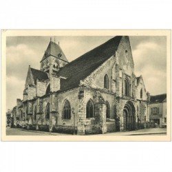 carte postale ancienne 91 ETAMPES. Eglise Saint Basile 1945