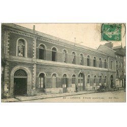 carte postale ancienne 14 LISIEUX. L'Ecole Municipale 1913