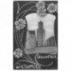 carte postale ancienne 91 ETAMPES. La Tour Penchée et Café de la Place 1907