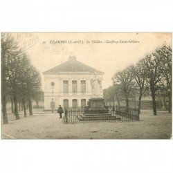 carte postale ancienne 91 ETAMPES. Le Théâtre Geoffroy Saint Hilaire 1904