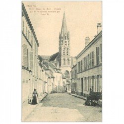 carte postale ancienne 91 ETAMPES. Notre Dame du Fort vers 1900