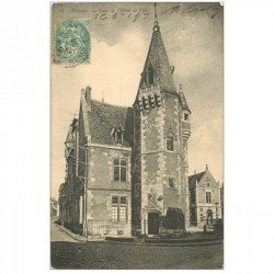 carte postale ancienne 91 ETAMPES. Tour de l'Hôtel de Ville 1905