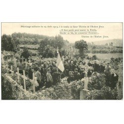 carte postale ancienne 14 LISIEUX. Pélerinage Militaire au Cimetière