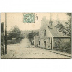 carte postale ancienne 91 GIF SUR YVETTE. La Gare et Restaurant Bellouis 1907