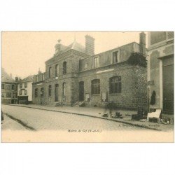 carte postale ancienne 91 GIF SUR YVETTE. La Mairie vers 1900