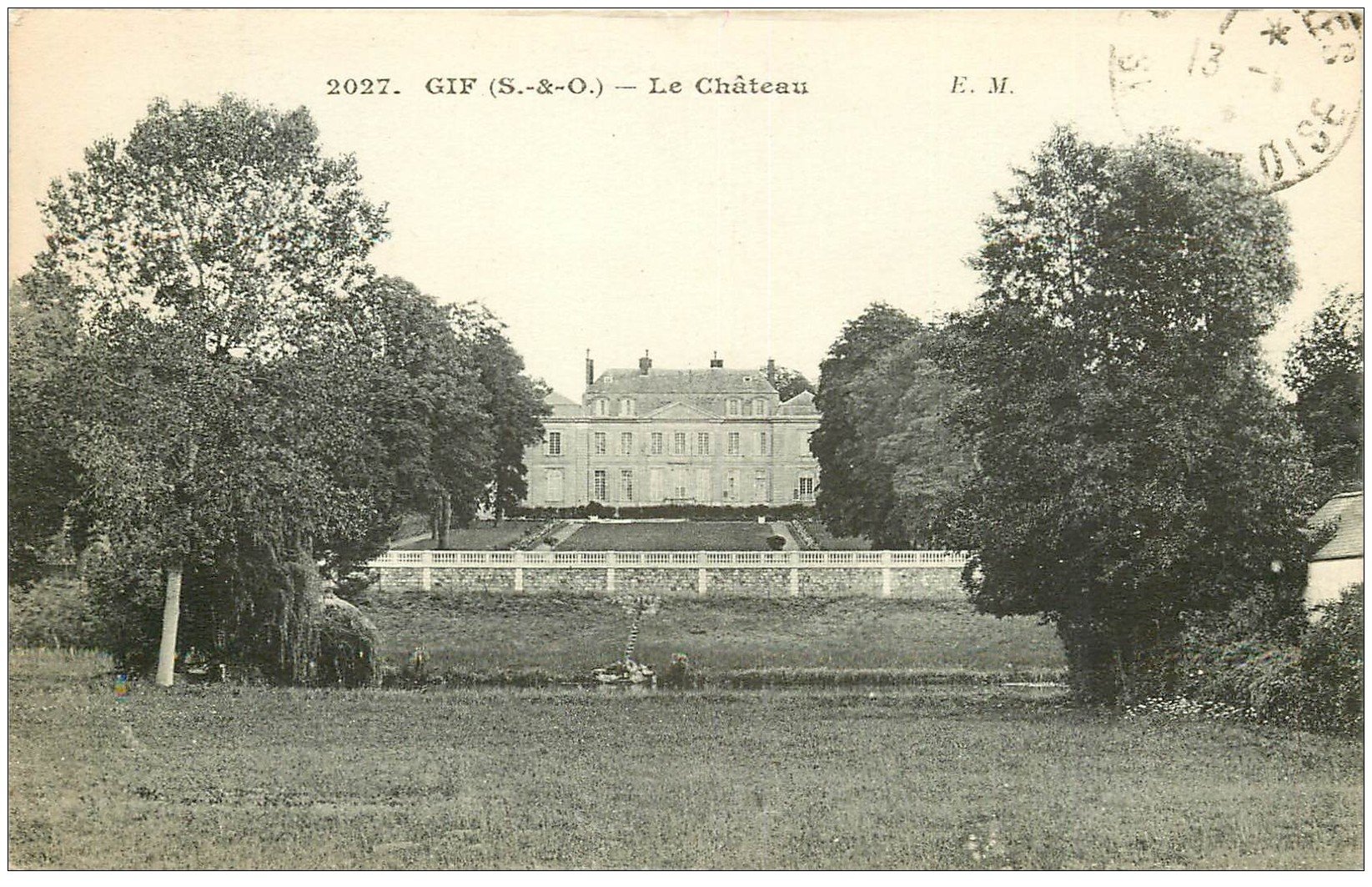 carte postale ancienne 91 GIF SUR YVETTE. Le Château 1916