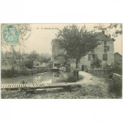 carte postale ancienne 91 GIF SUR YVETTE. Le Moulin 1905 animation