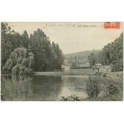 carte postale ancienne 91 GIF SUR YVETTE. Pièce d'eau 1912