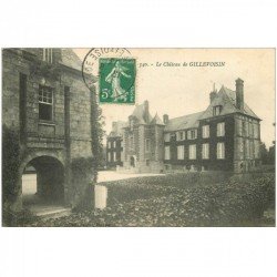 carte postale ancienne 91 GILLEVOISIN. Le Château 1913