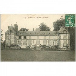 carte postale ancienne 91 GILLEVOISIN. Le Château par Chamarande 1912
