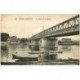 carte postale ancienne 91 JUVISY SUR ORGE DRAVEIL. Pont sur la Seine 1934