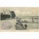 carte postale ancienne 91 JUVISY SUR ORGE. Pêcheurs à la ligne près Restaurant des Deux Terrasses 1916