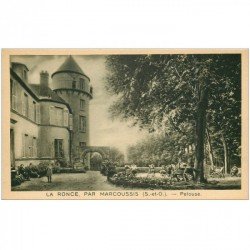 carte postale ancienne 91 LA RONCE PAR MARCOUSSIS. Pelouse