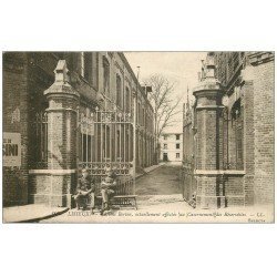 carte postale ancienne 14 LISIEUX. Usine Berton devenue Caserne des Réservistes 1914