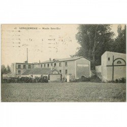 carte postale ancienne 91 LONGJUMEAU. Moulin Saint Eloi à cylindres 1923