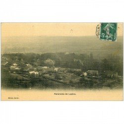 carte postale ancienne 91 LOZERE. Le Village. Carte toilée 1908