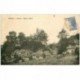 carte postale ancienne 91 MAISSE. Rochers Route de Milly 1929