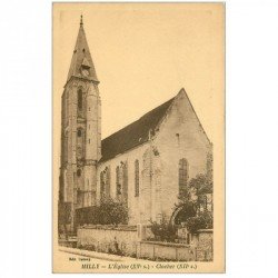 carte postale ancienne 91 MILLY LA FORET. Le Clocher