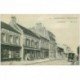 carte postale ancienne 91 MONTGERON. Rue de Paris Café Restaurant des Acacias et Magasin de Cartes Postales 1909 Fiacre de Munch