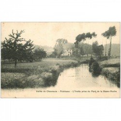 carte postale ancienne 91 PALAISEAU. L'Yvette prise du Pont de la Basse Roche 1904