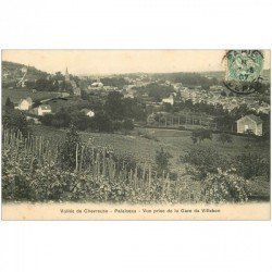 carte postale ancienne 91 PALAISEAU. Vue prise de la Gare de Villebon 1907