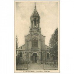 carte postale ancienne 91 RIS ORANGIS. L'Eglise